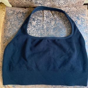 Fabletics Ribbed knit halter bralette
